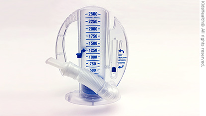 TRIFLO Ejercitador Incentivador Respiratorio Flujometrico